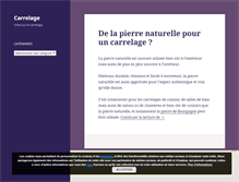 Tablet Screenshot of le-site-du-carrelage.com